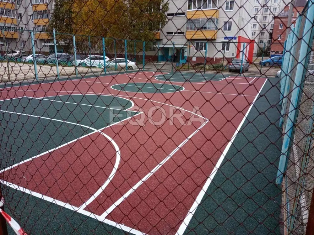 Резиновые покрытия из крошки для спортивных площадок в Чану